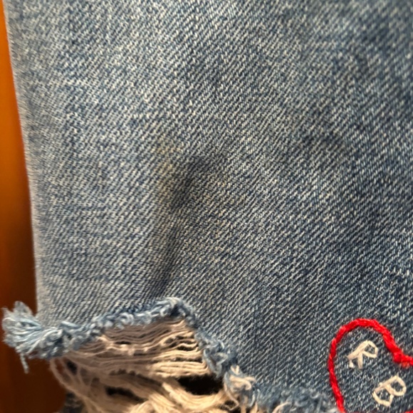 Rag & Bone X Boyfriend Embroidered Jeans Size 28 - Picture 8 of 11